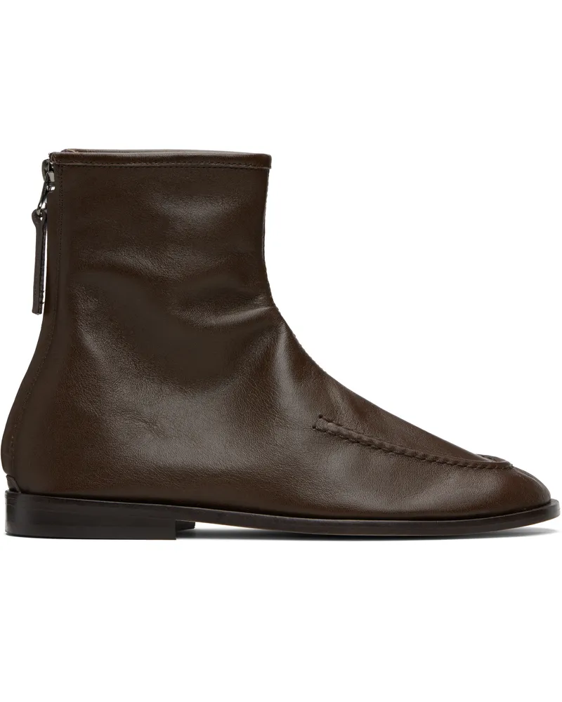 HEREU Brown Juliol Boots Dark