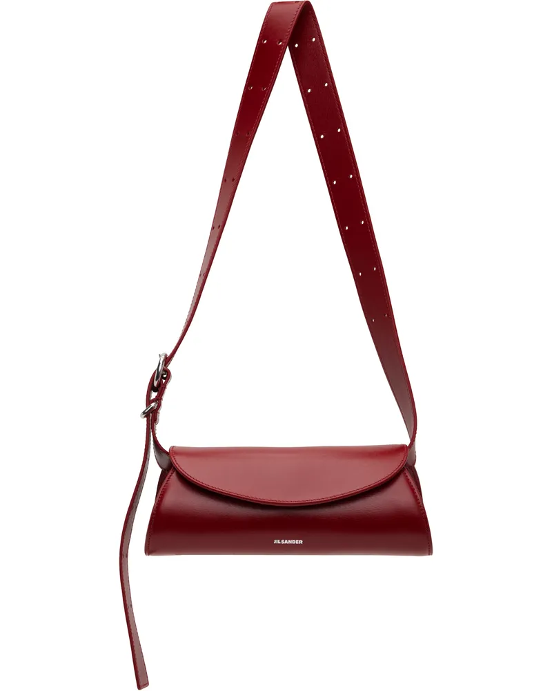 Jil Sander Red Cannolo Mini Bag 609