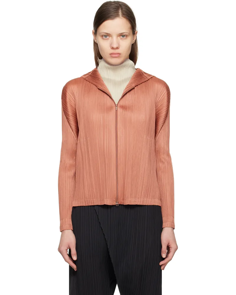 Issey Miyake Brown Monthly Colors December Hoodie 46
