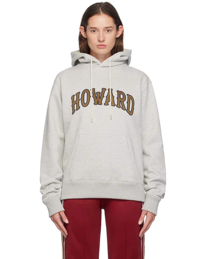 Wales Bonner Gray Howard University Edition 'Howard' Hoodie Grey