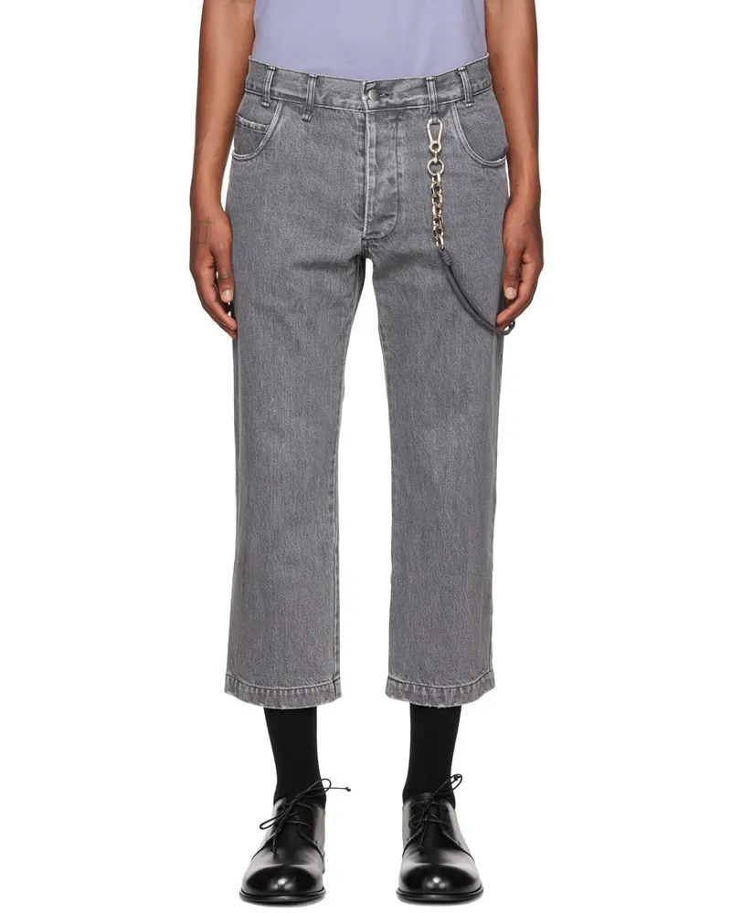 Song For The Mute Gray Slim Jeans Grey