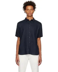 Vince Navy Pocket Shirt Coastal-403cbl