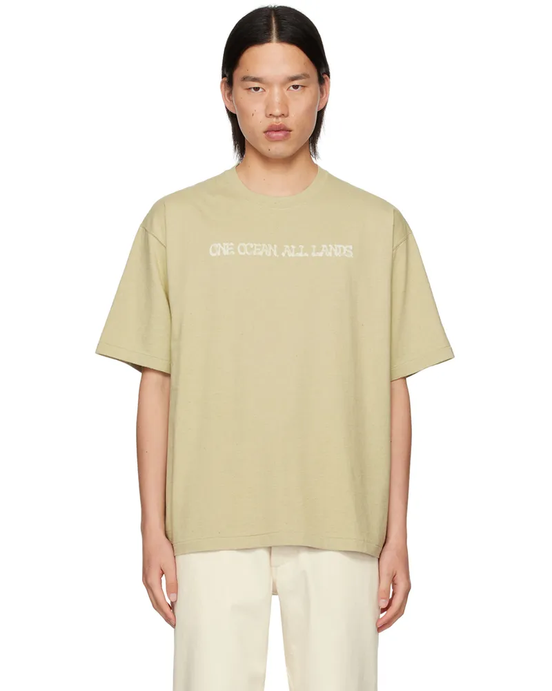 nanamica Beige 'OOAL' T-Shirt Be