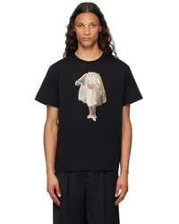 Simone Rocha Black Headlessly Wishful T-Shirt Black