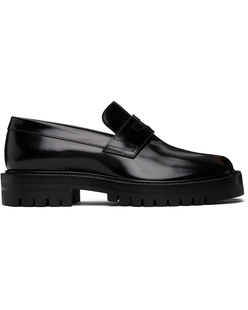 Maison Margiela Black Tabi Loafers H8396