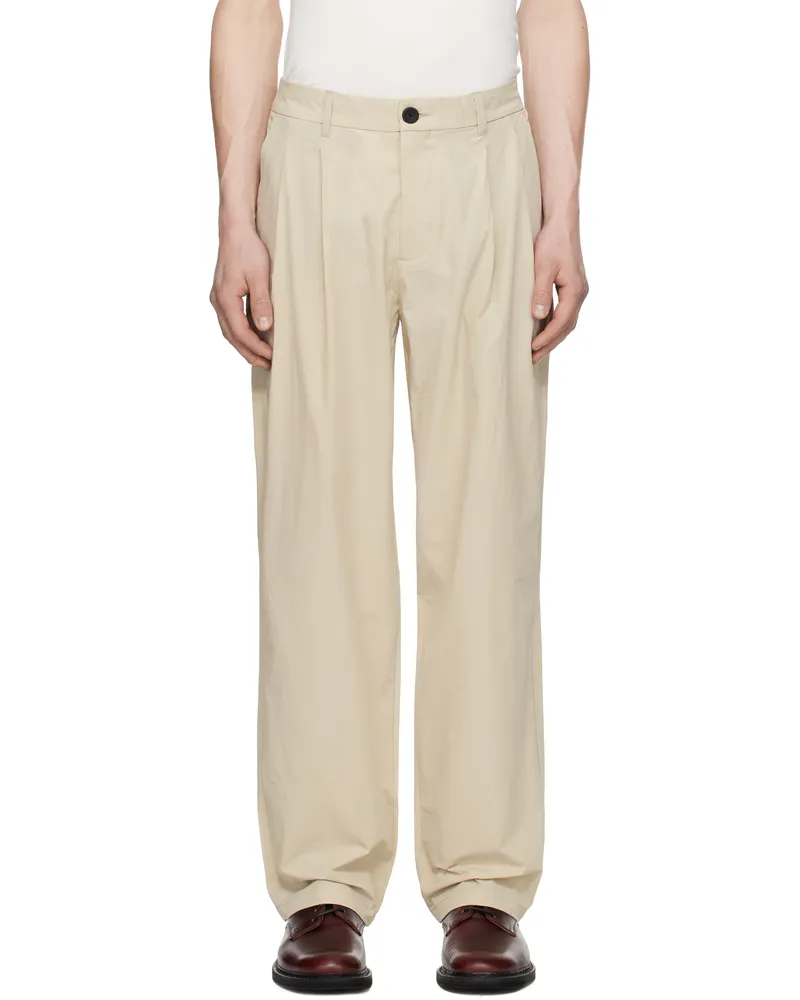 Norse Projects Beige Benn Travel Light Trousers Light