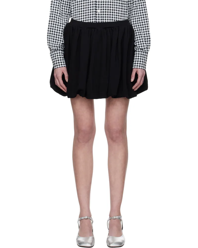 Marni Black Balloon Miniskirt 00n99