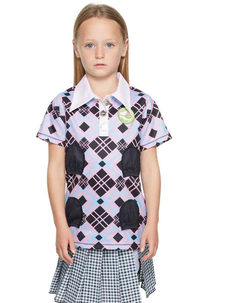 CHOPOVA LOWENA SSENSE Exclusive Kids Blue & Pink Polo Multi
