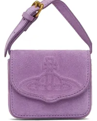 Vivienne Westwood Purple Suede Mini Linda Bag Jlilac