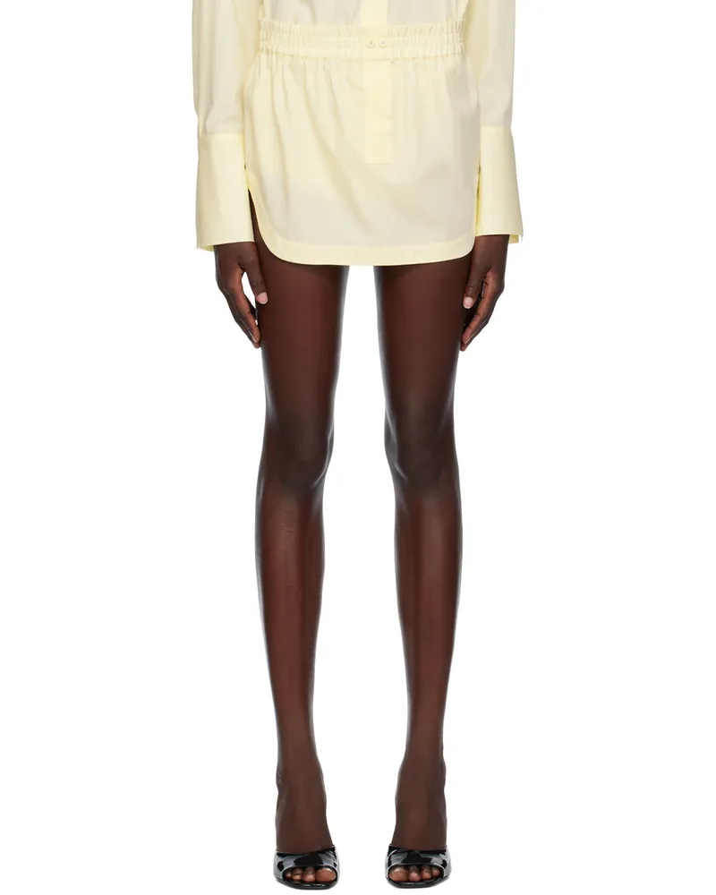 ATTICO Yellow Rooney Miniskirt 496