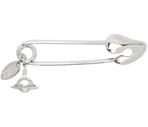 Silver Kilt Safety Pin Brooch