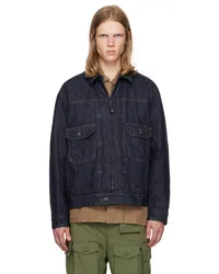 Engineered Garments Blue Flap Pocket Denim Jacket Nlindigo