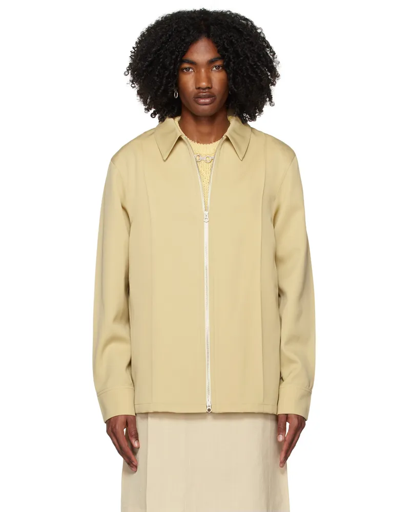 Jil Sander Tan Zip Jacket 265