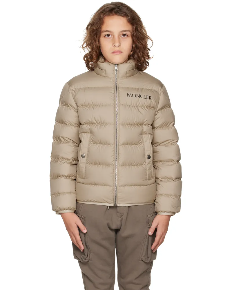 Moncler Big Kids Beige Bajan Down Jacket 23o