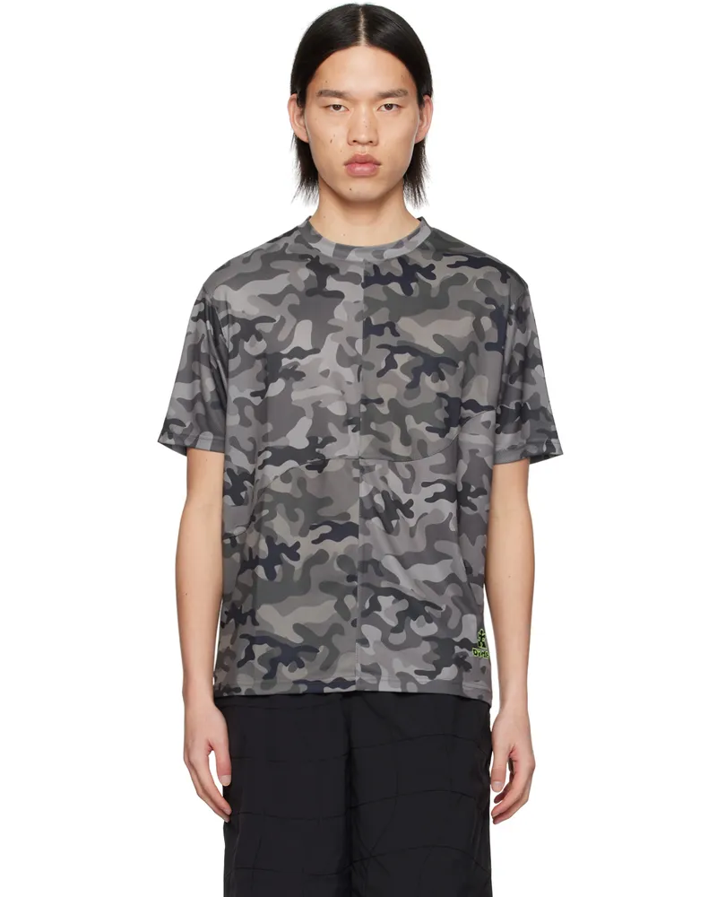 Dime Gray Camo T-Shirt Charcoal