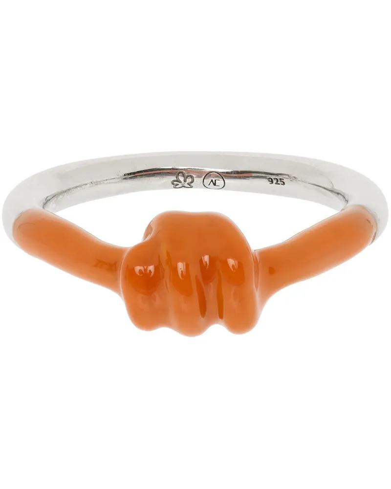 Marshall Columbia SSENSE Exclusive Orange Alan Crocetti Edition Knot Ring Orange