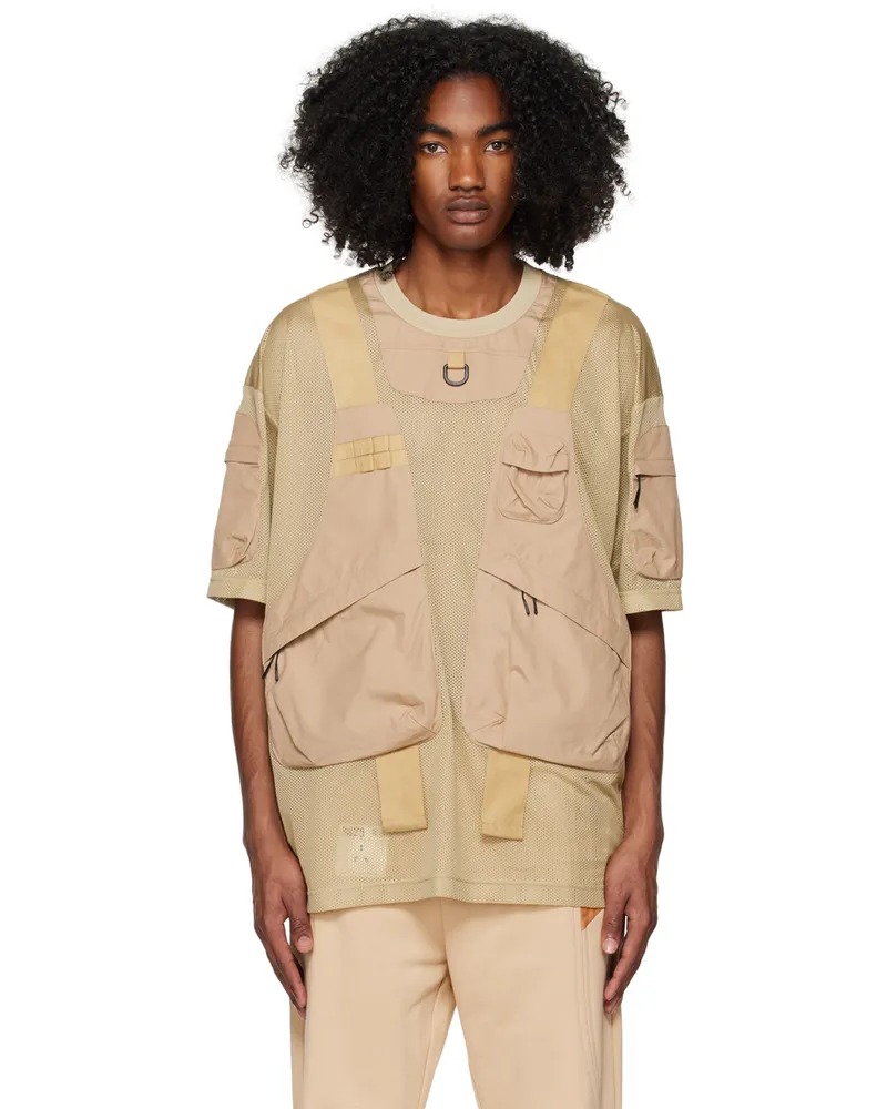 A. A. Spectrum Beige Tactique T-Shirt Safari