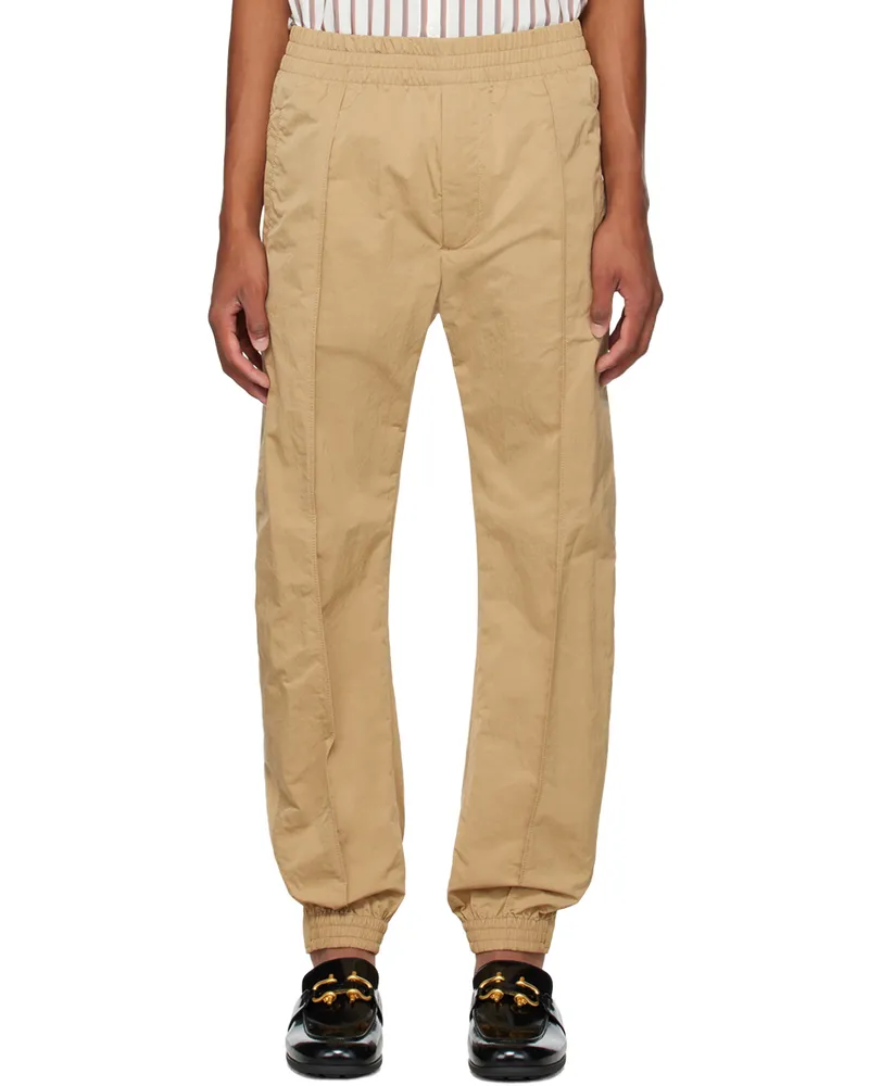 Bottega Veneta Tan Elastic Waist Pants 9640-sesame
