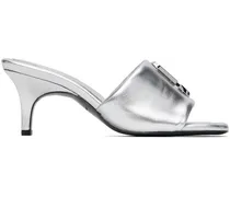 Silver 'The Leather J Marc' Heeled Sandals