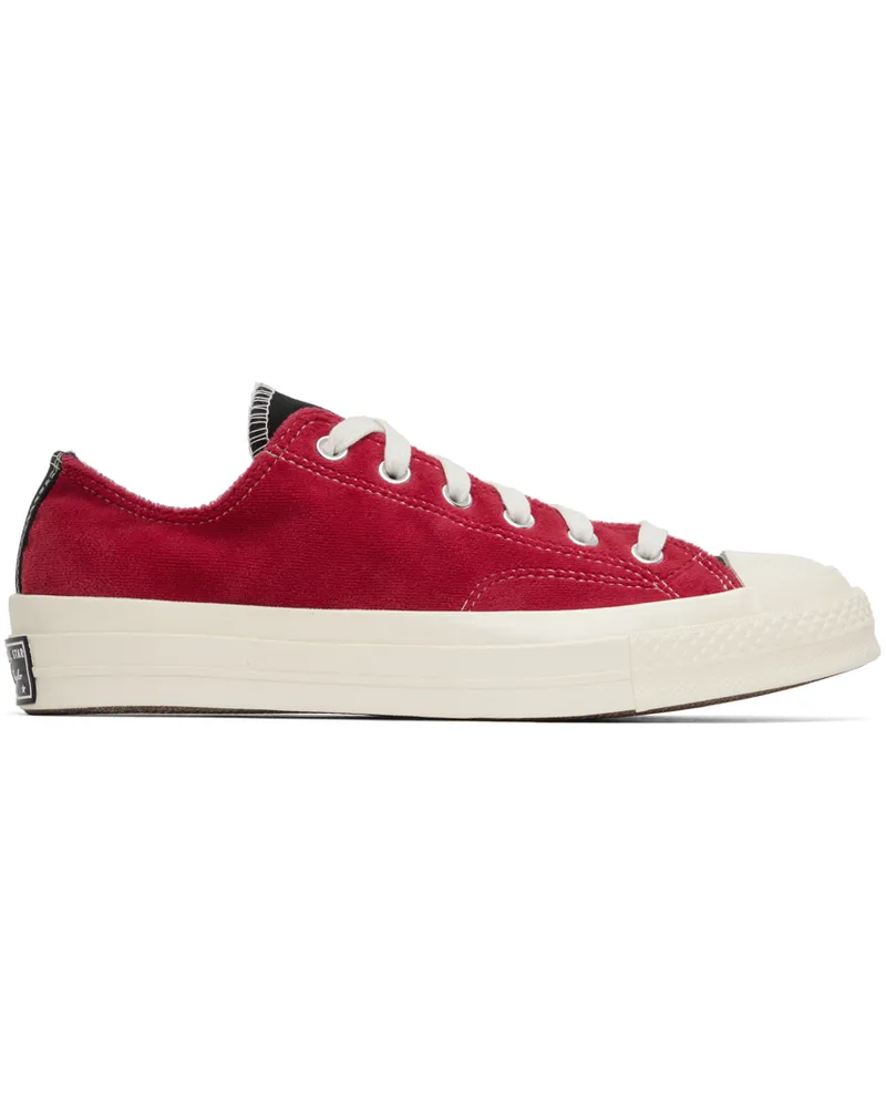Converse Black & Red Chuck 70 OX Sneakers Black
