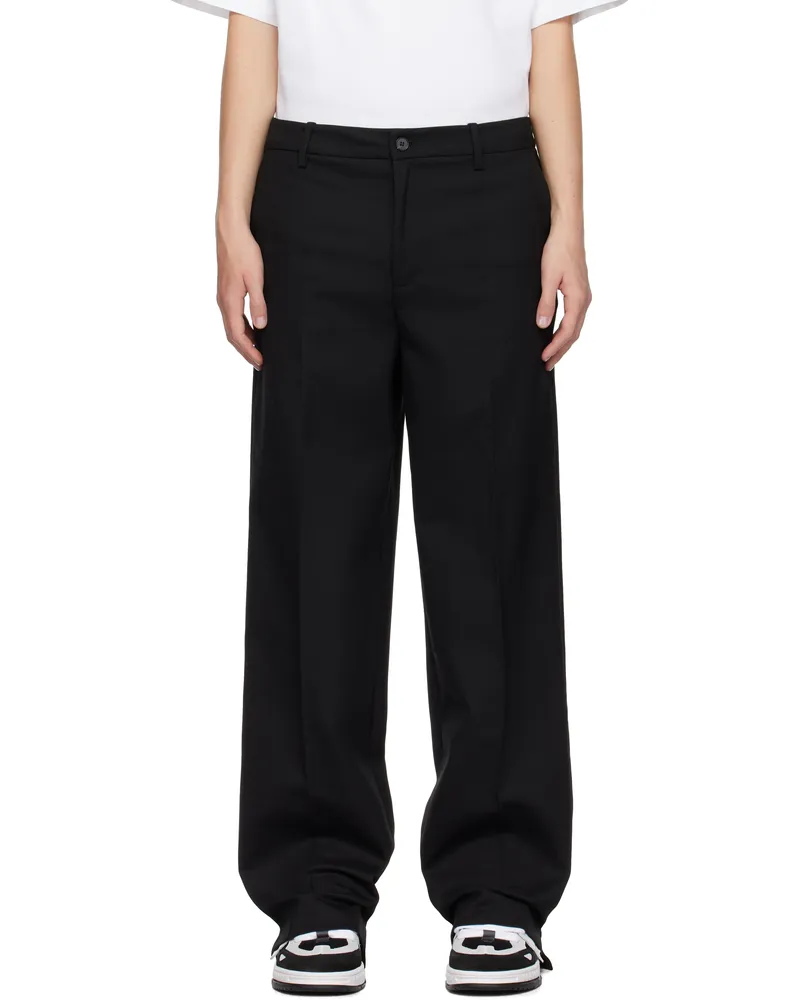 Axel Arigato Black Irvine Relaxed Trousers Black
