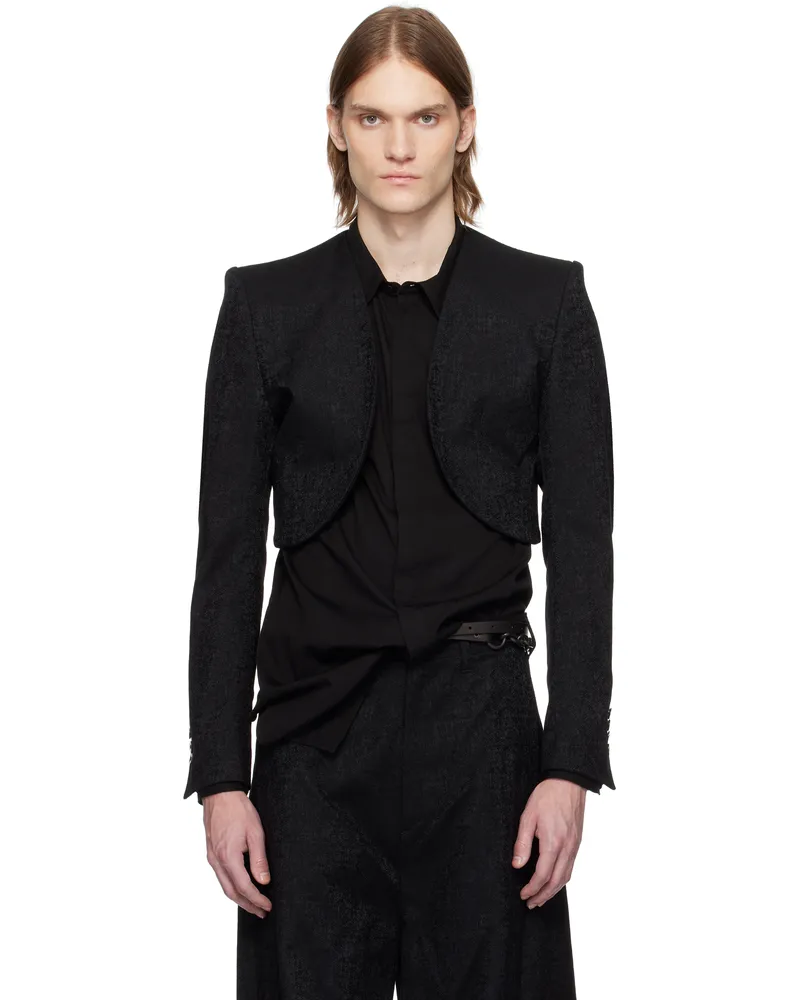Julius Black Herren Spur Blazer Black
