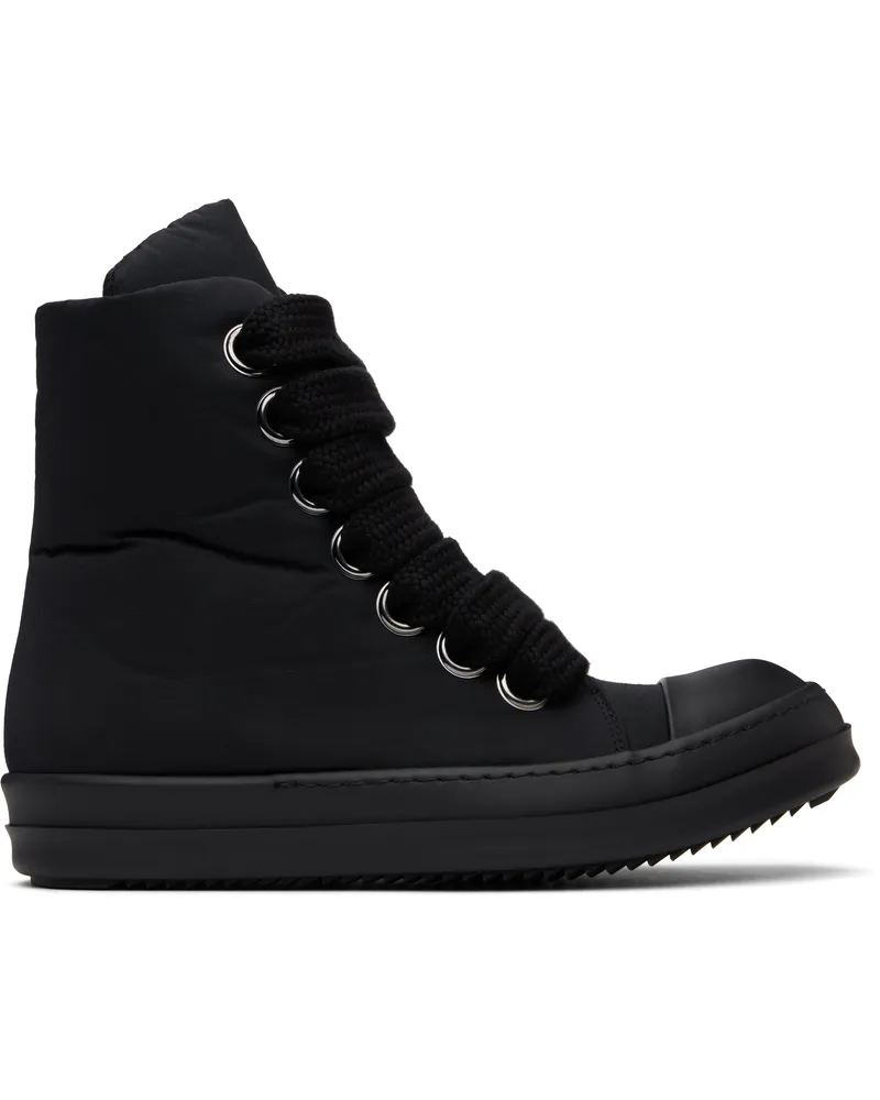 DRKSHDW by Rick Owens Black Hollywood Jumbo Lace Puffer Sneakers 09all