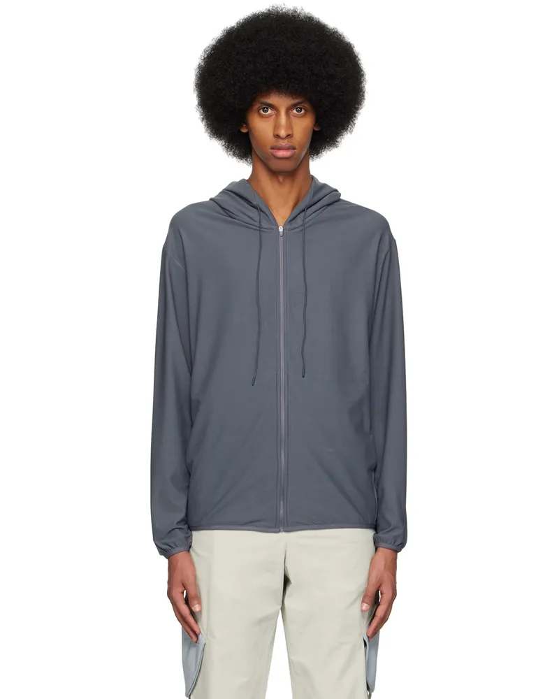 Post Archive Faction SSENSE Exclusive Gray 5.0 Center Hoodie Selection