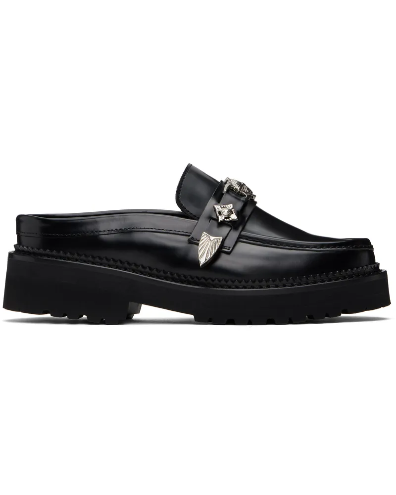 Toga Black Polido Slip-on Loafers Aj1403