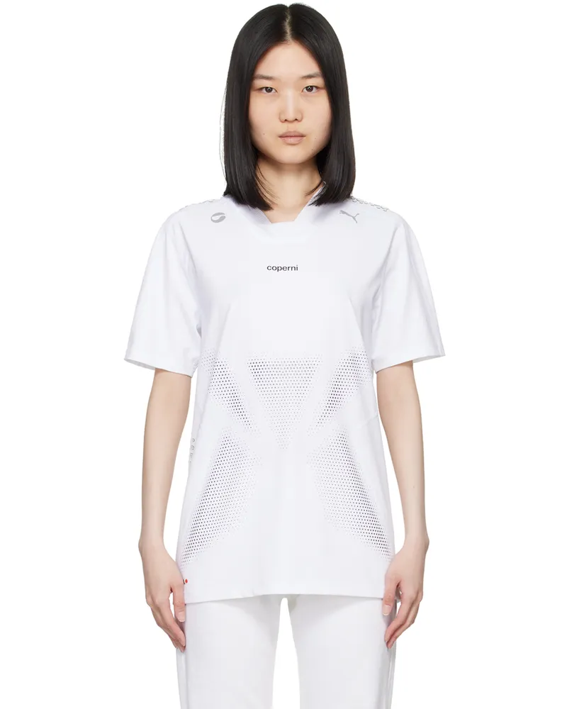 COPERNI White PUMA Edition Football Jersey T-Shirt Puwhte