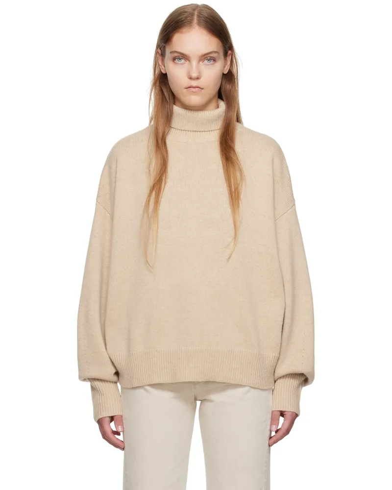 Isabel Marant Beige Aspen Turtleneck 90be