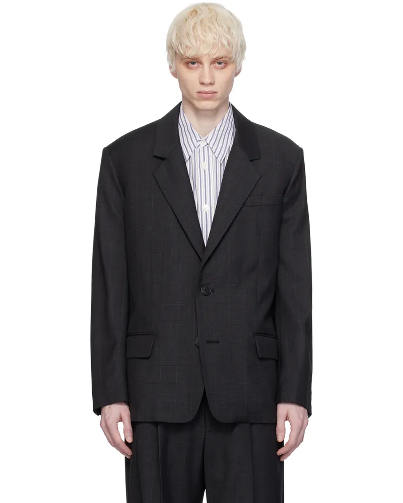 Isabel Marant Gray Nolan Blazer 02an