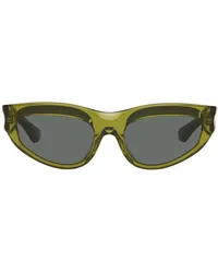 Burberry Green Classic Cat-Eye Sunglasses 411887