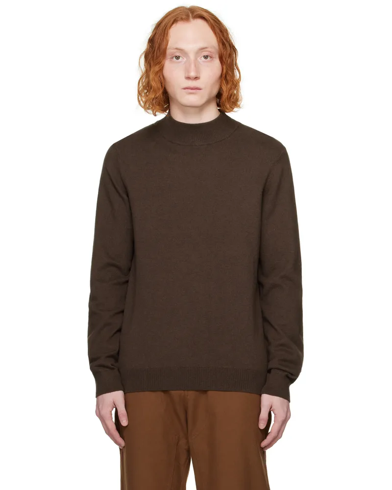 Saturdays NYC Brown Ottavio Sweater Ganache