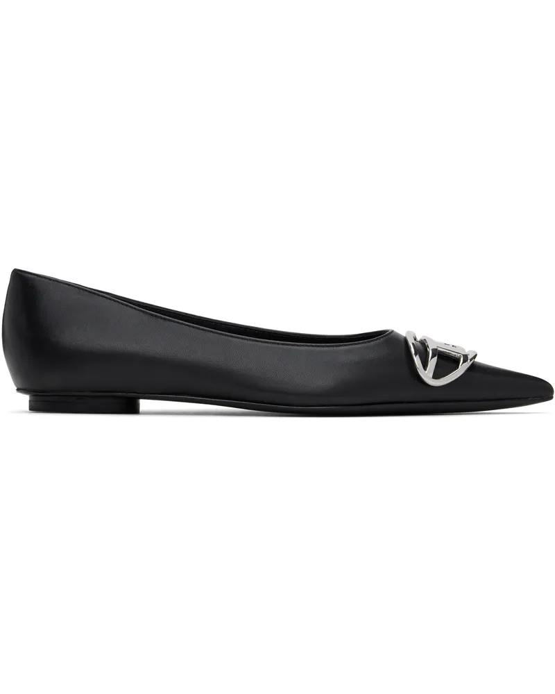 Diesel Black D-Venus Ballerina Flats T8013