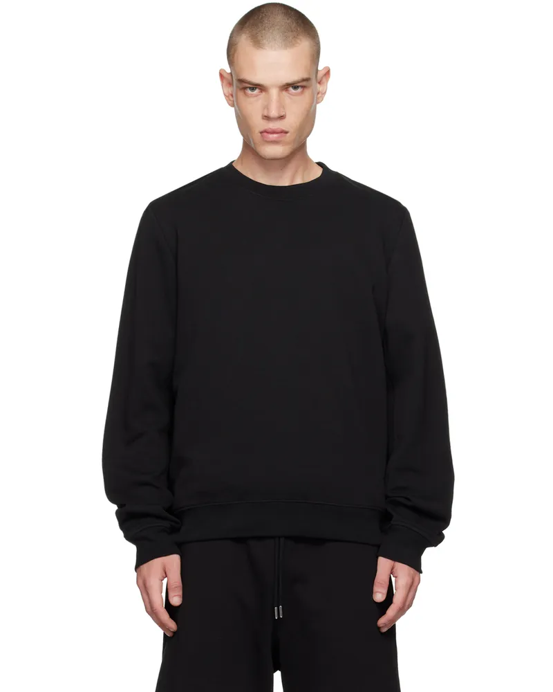 Dries van Noten Black Oversized Sweatshirt 900