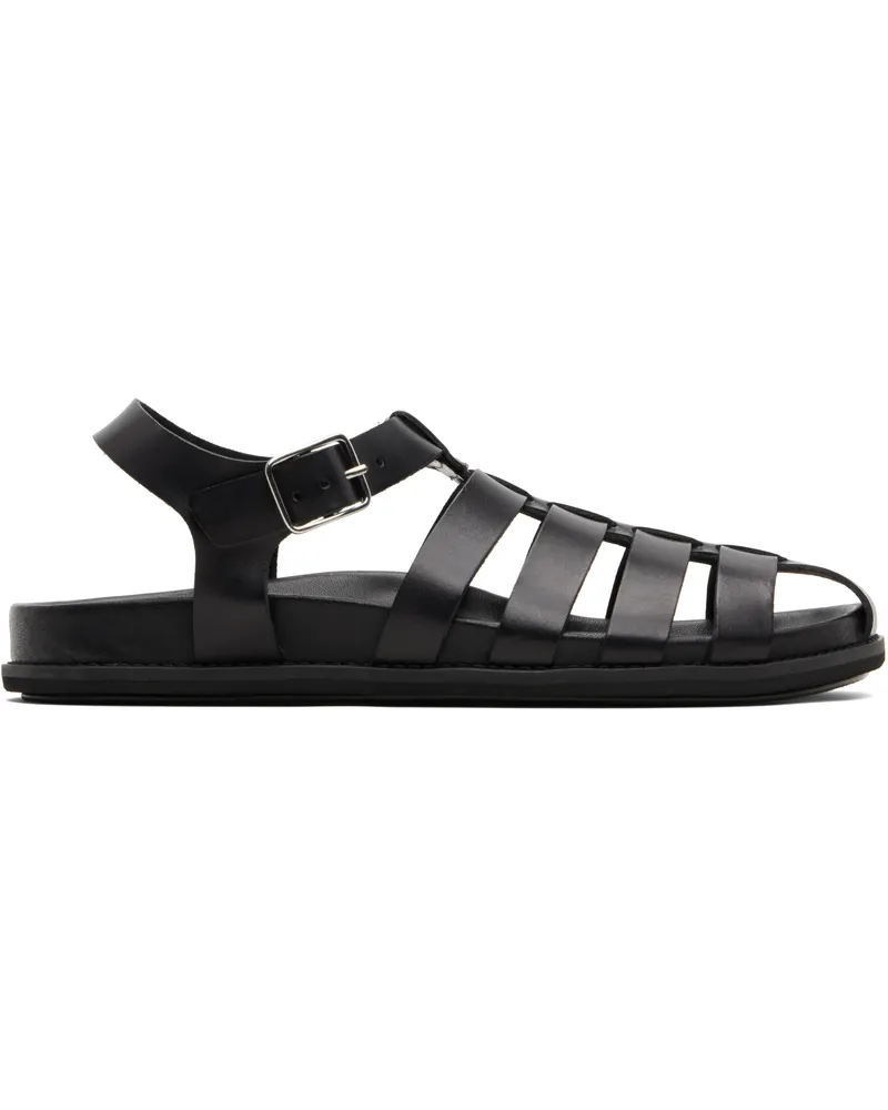 A.P.C. Black Fisherman H Sandals Lzz