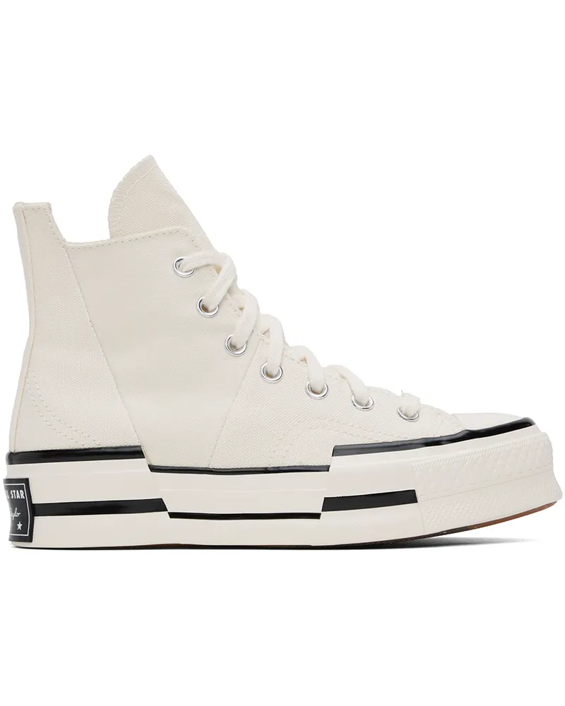 Converse Off-White Chuck 70 Plus High Top Sneakers Egret