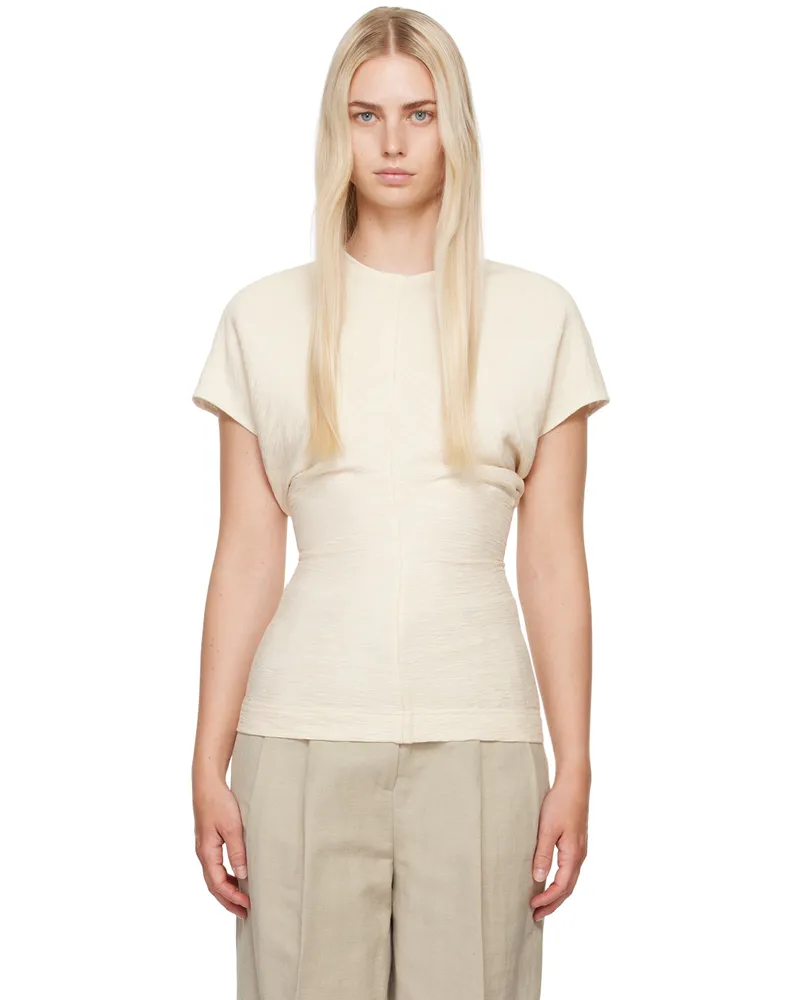 Totême Off-White Slouch Waist Blouse 055