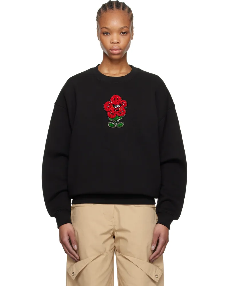 Kenzo Black Kenzo Paris VERDY Edition Embroidered Oversized Sweatshirt 99j