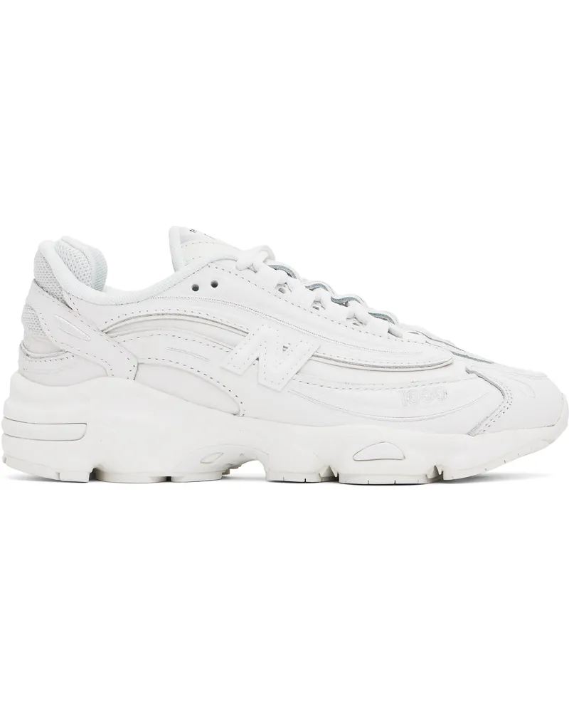 New Balance White 1000 Sneakers Reflection
