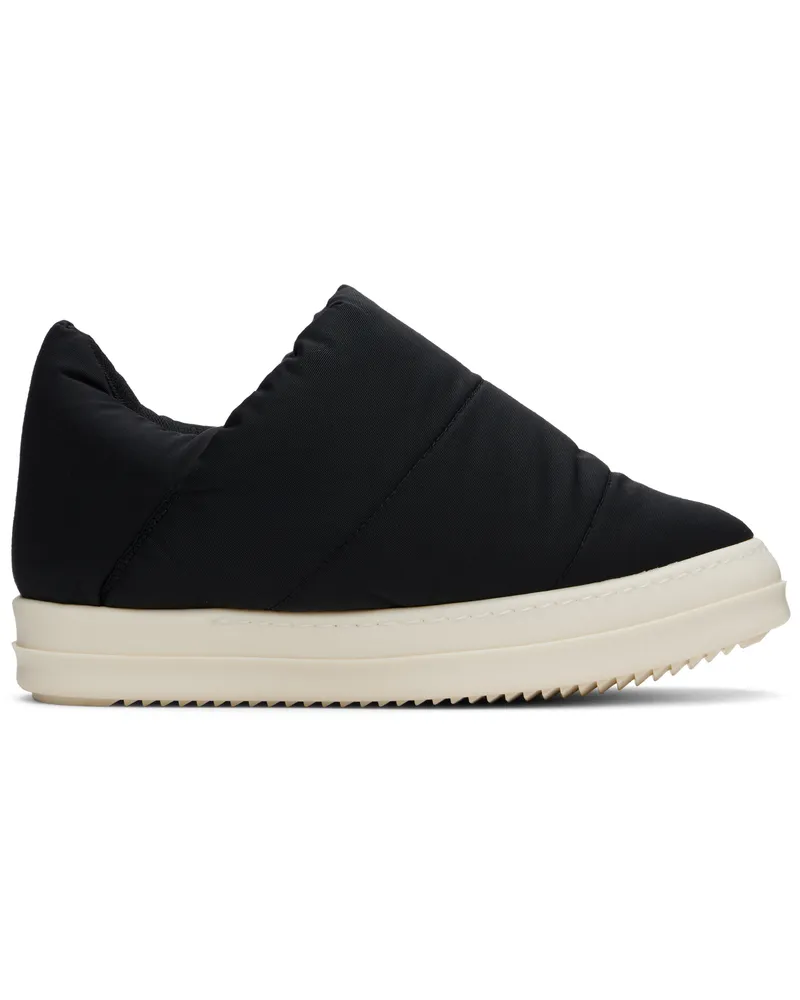 DRKSHDW by Rick Owens Black Porterville Puffer Slip On Sneakers 91