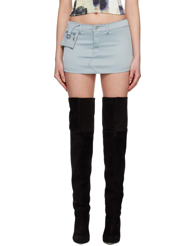 Miaou Blue Hannah Jewett Edition Mac Miniskirt Arona