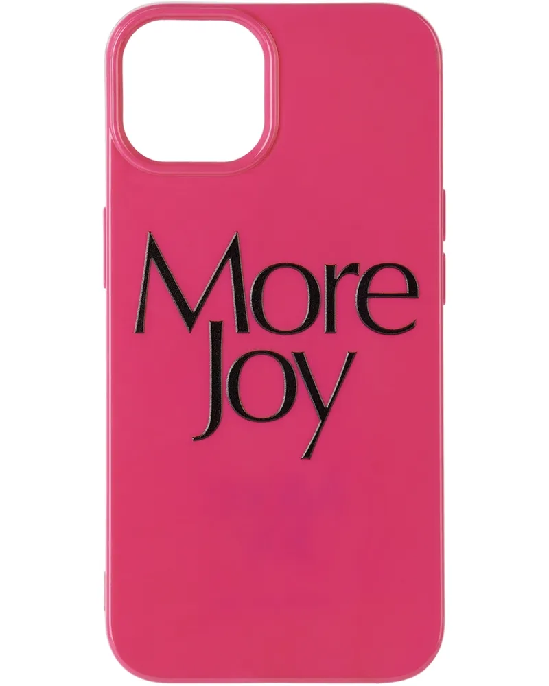MORE JOY Pink 'More Joy' iPhone 13 Case Pink