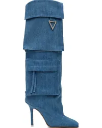 ATTICO Blue Sienna Boots Denim