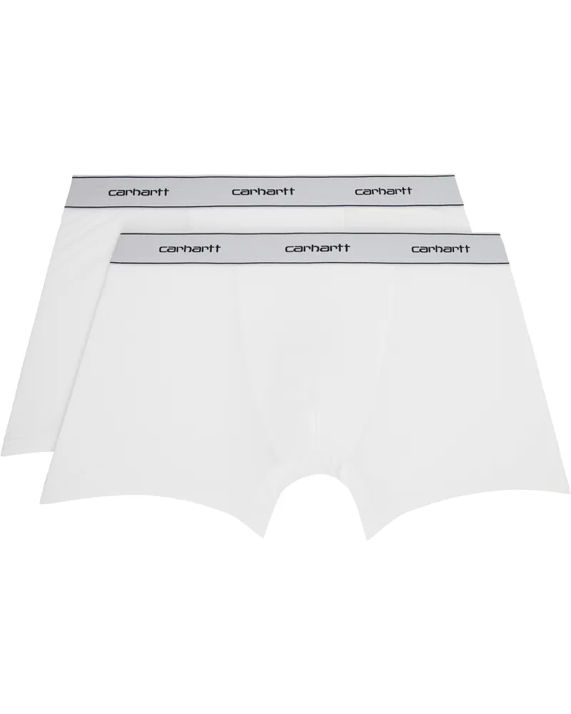 Carhartt WIP Two-Pack White Cotton Boxers 931xx