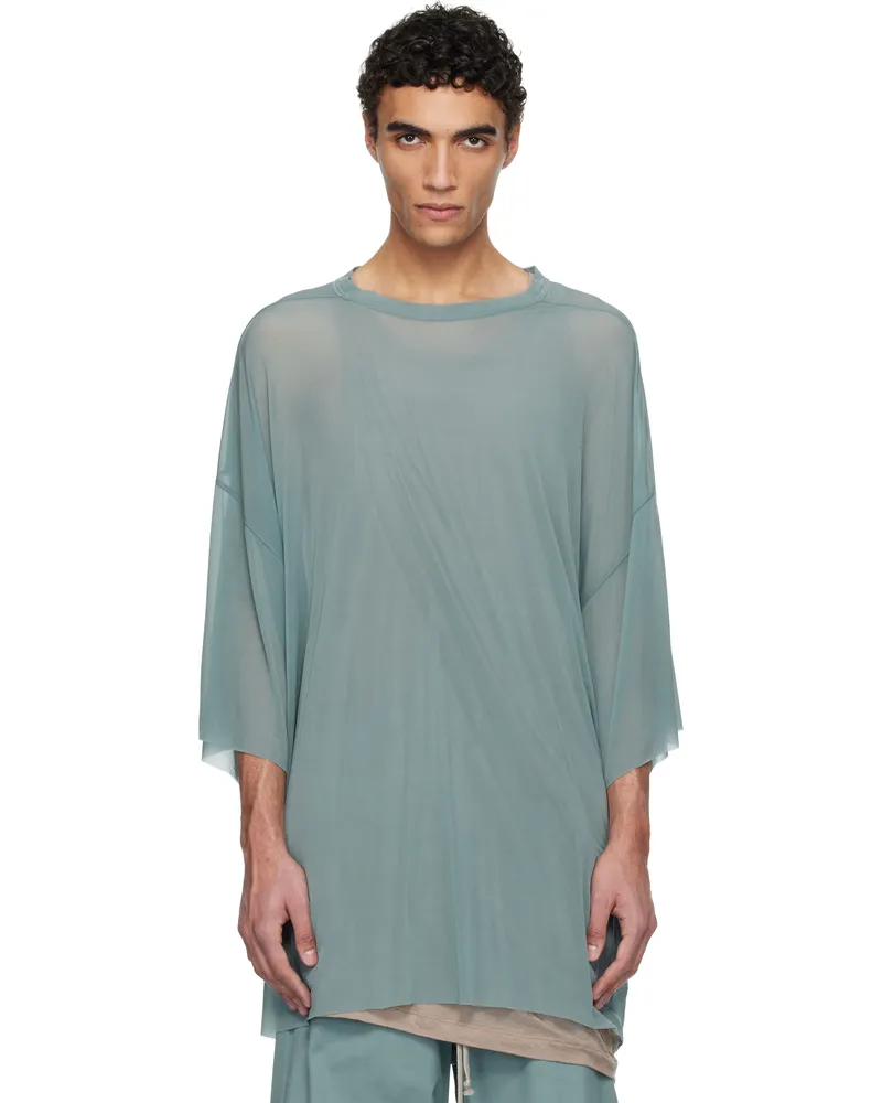 Rick Owens Blue Hollywood Tommy T-shirt 66