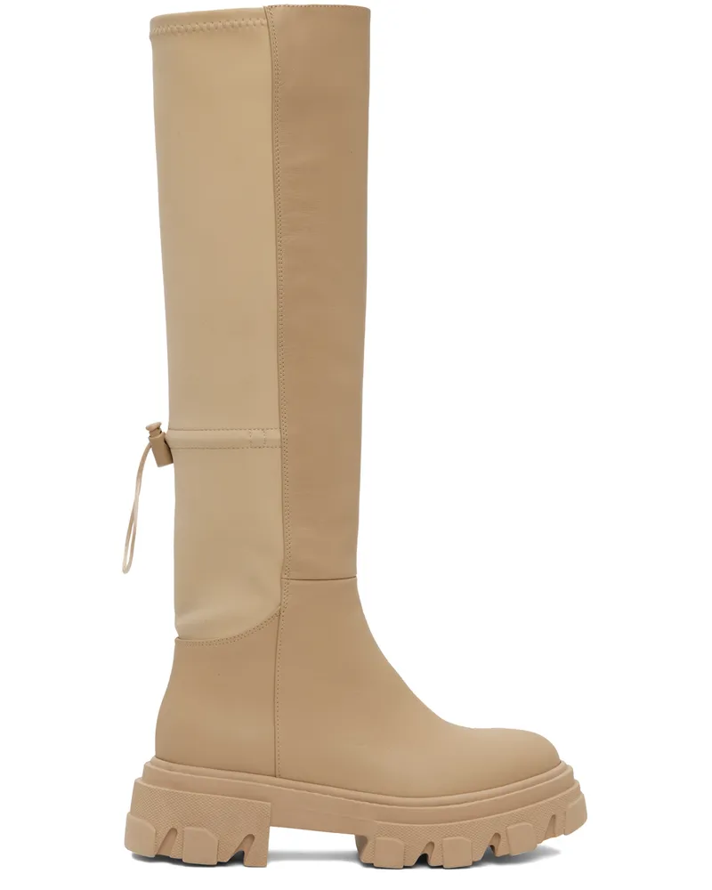 Gia Borghini Beige Gia 12 Boots 4300