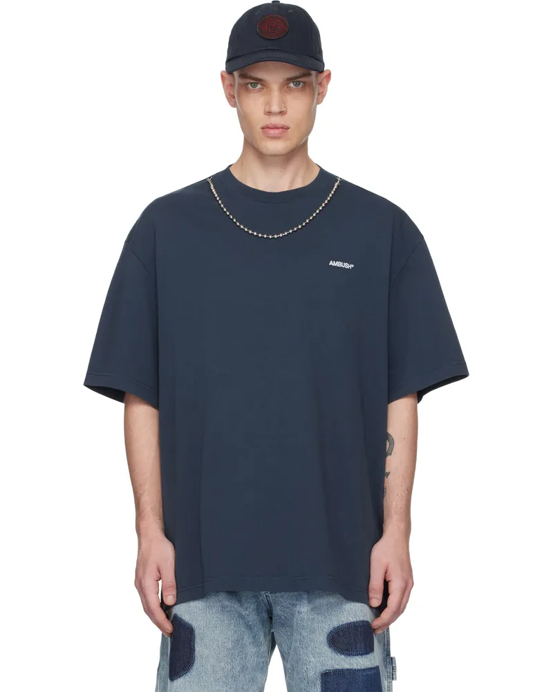 AMBUSH Navy Ballchain T-shirt Navy