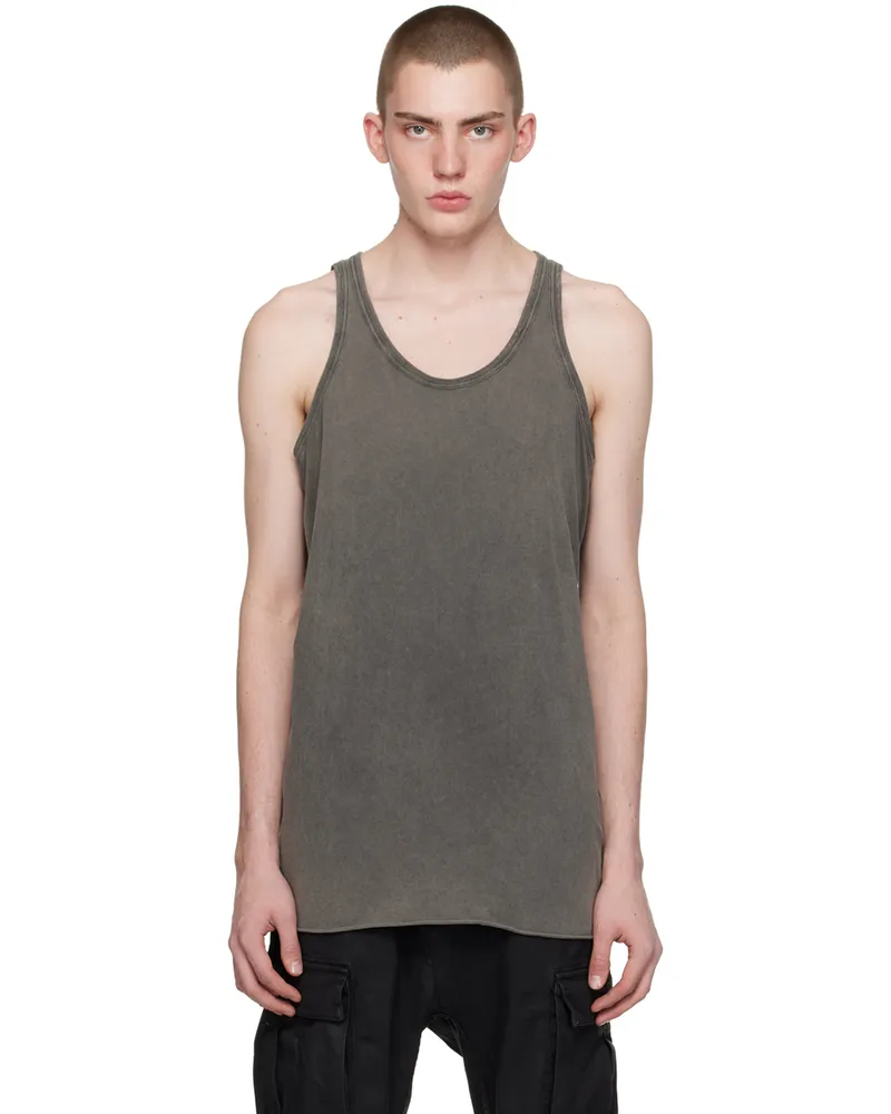 Boris Bidjan Saberi Gray T3 Tank Top Acid